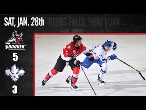 1/28/23 Adirondack Thunder 5 - Trois-Rivieres Lions 3