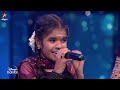 #HarshiniNethra Imitates #LREswari | Manjalile Neeradi Song | Super Singer Junior 9 |EpisodePreview