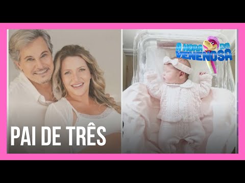 Nasce Chiara, filha de Edson Celulari e Karen Roepke