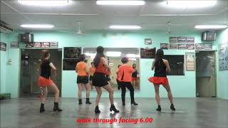 Never Gonna Give You Up line dance (Tutorial) 28/1/18