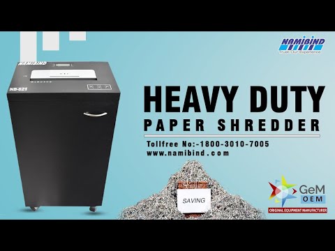 Cross Cut Paper Shredder 35 Sheet Heavy Duty 70L Bin Departmental Office Shredder
