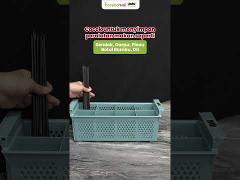 Rak Sendok Plastik Organizer Cutlery Dapur | Mutu PCR-1 on Youtube