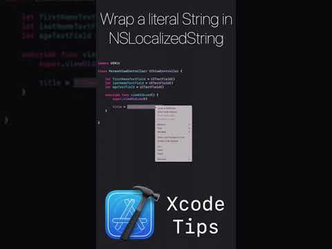 Xcode Tips #1 - Wrap a literal String in NSLocalized String thumbnail