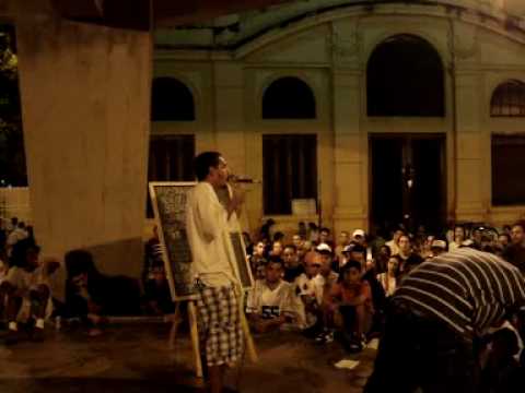 Duelo de MC's  (Conhecimento) - Vuks e Drope (RJ) - Rimas na vibe