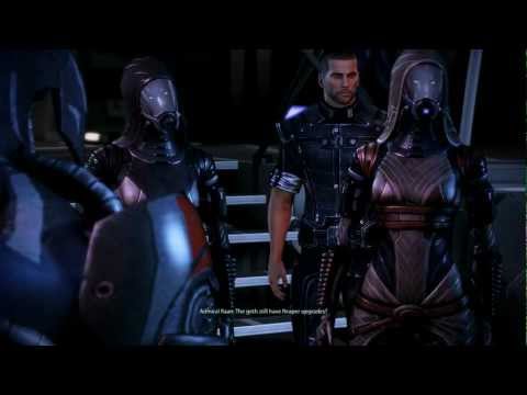 Mass Effect 3 - Punching Admiral Gerrel. Cool renegade action. SPOILERS