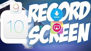 NEW! how to screen record on iOS 9 - 9.3.5 + iOS 10 / FREE! NO jailbreak , NO computer!