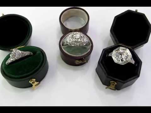 Gray & Davis: Vintage Platinum Engagement Ring Styles