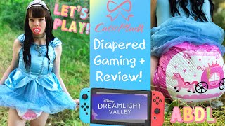 Let's Play while I test this Princess diaper! 👑🎀🎮 @cutieplusu
