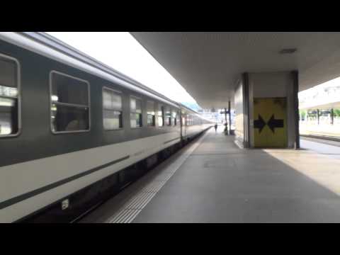 SBB CFF FFS RE4/4 Tow IR 2166 Train Arrive Luzurn(To Basel SBB)