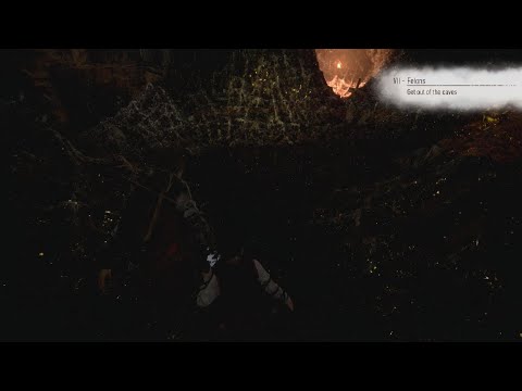 A Plague Tale: Requiem Arnaud Sacrifice His Shield To Get Out In The Cave Scene PS5