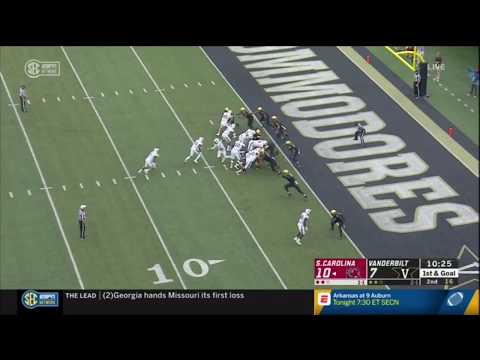 2018 USC vs Vanderbilt - Rico Dowdle 2 Yd Touchdown Run