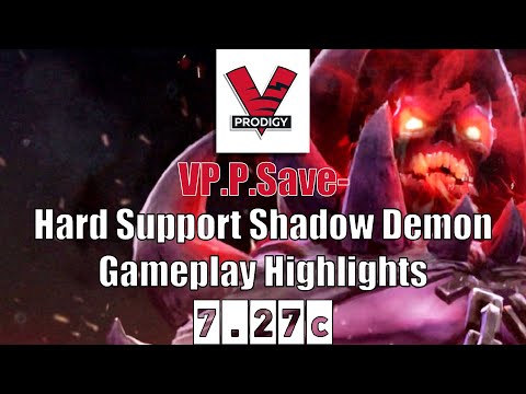 Shadow Demon | VP.P.Save- | Hard Support Shadow Demon Highlights | 7.27c Gameplay Highlights