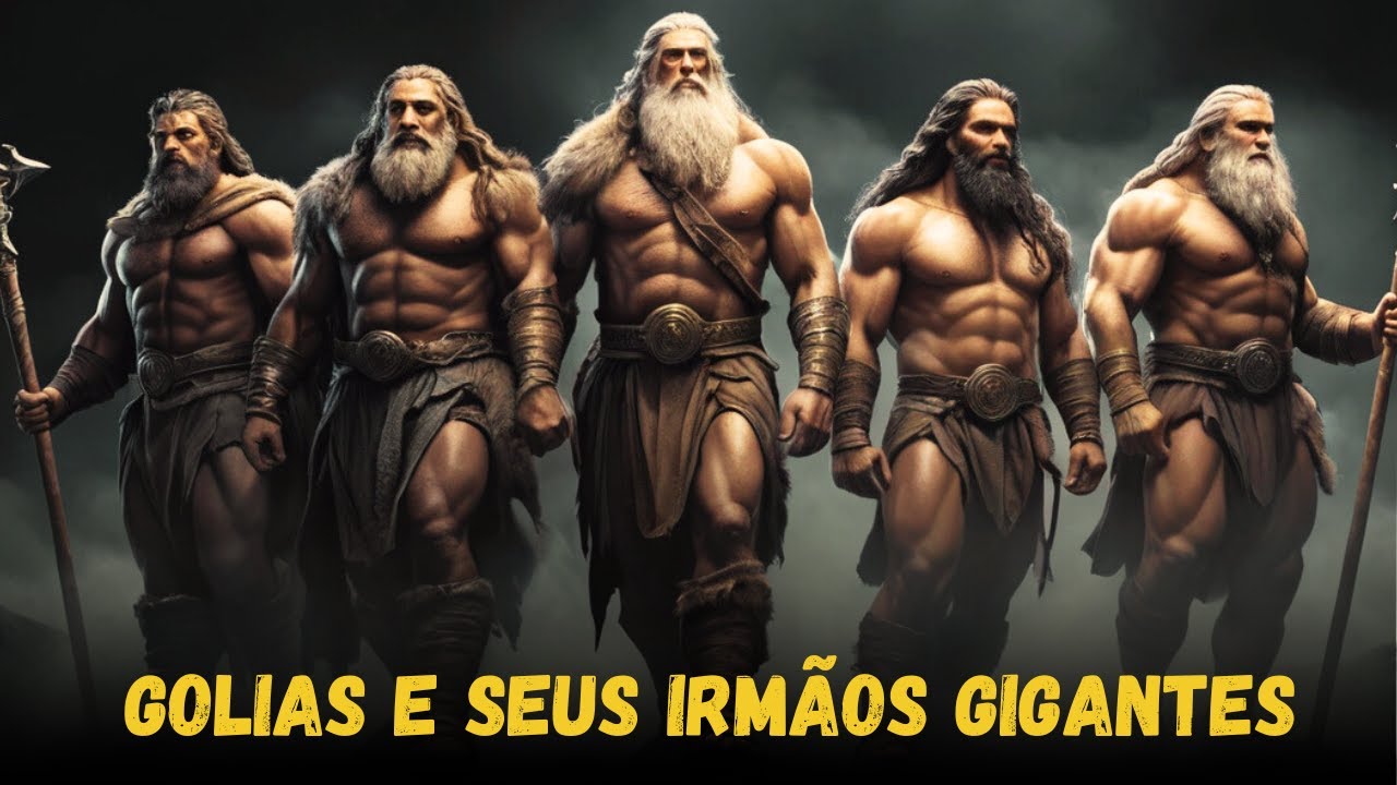 GOLIAS e seus irmãos GIGANTES, A verdadeira história CHOCANTE que ninguém te contou.