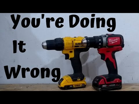 How to Keep Drill Bits from Coming OUT!!!  (LOCKING THE CHUCK)