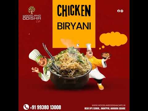 Woodland Odisha Cafe chicken biryani special