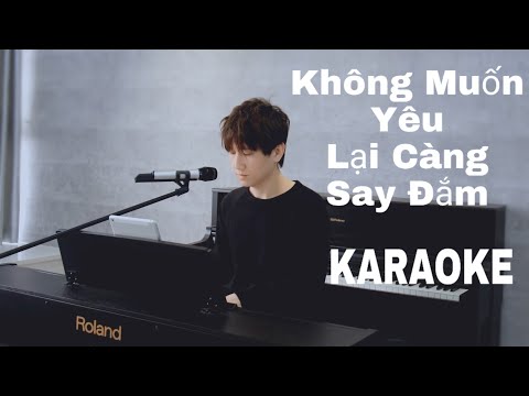 Không Muốn Yêu Lại Càng Say Đắm [ KARAOKE ] - Mr. Siro | Beat Chuẩn