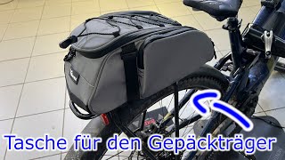 ...eine Tasche für den Gepäckträger