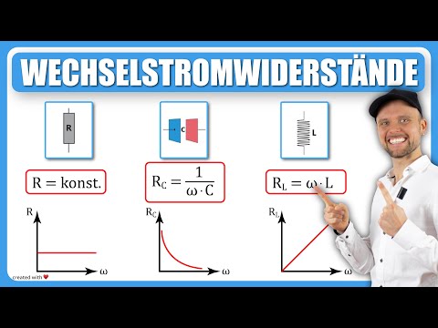 AC resistances (ohmic, capacitive and inductive resistance)