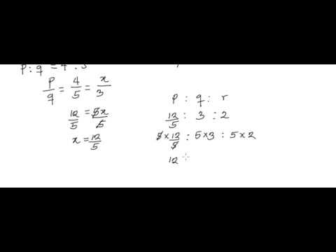 JAMB MATHEMATICS 2010 NO 6 :Ratios and proportion