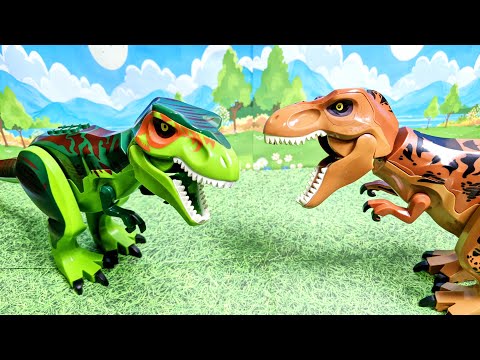 Building the future: jurassic world dominion with lego dinosaurs