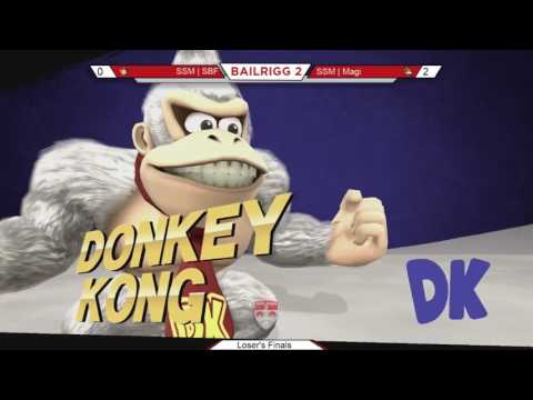 Bailrigg 2 - SBF (Diddy Kong, Donkey Kong) Vs. Magi (Donkey Kong) - Smash U - Loser's Finals