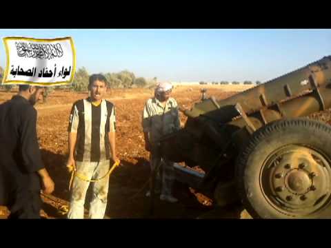 استهداف مقرات النظام في معمل القرميد في ريف إدلب بقذائف الهاون من قبل لواء أحفاد الصحابة