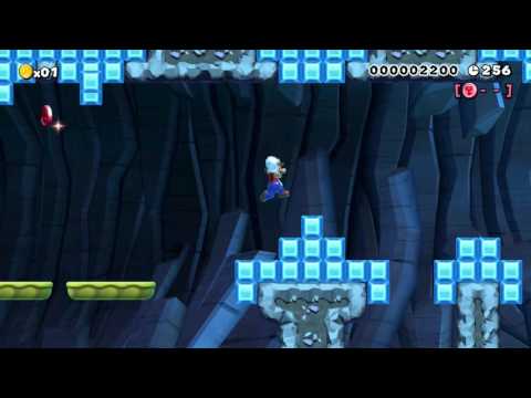 Super Mario Maker - SMBU - Ice Drop Cave 2-7