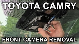 Toyota Camry (2018-2024): How To Remove Front Windshield Safety Camera?