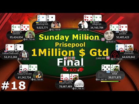$1M Gtd Poker Turnier: Finale des $109 Sunday Million [#18]