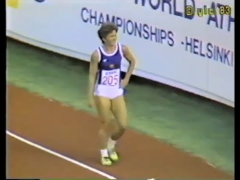 Marlies  Göhr  100m  Wins  the  1983  World  Championship  Semifinal  in Helsinki.
