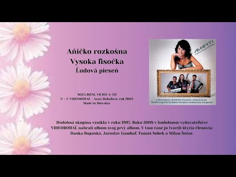 , AVANTI Aničko rozkošná, Vysoka lisočka