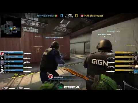 Forty Six and 2 VS. Massiveimpact | ESEA MDL season 30 Morth America