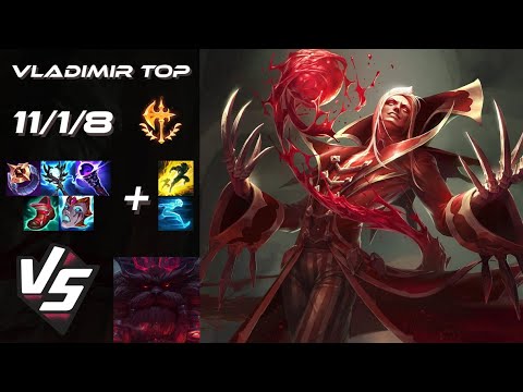 TOP Vladimir vs Ornn - EU Grandmaster Patch 14.22