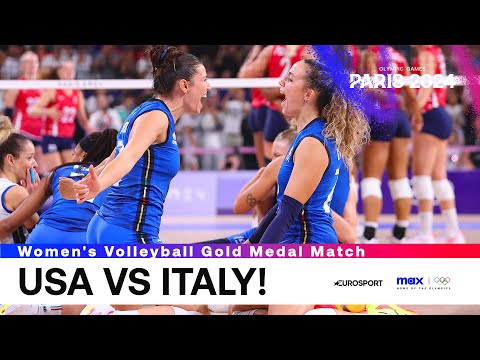 ITALY DOMINATE USA 🇮🇹 | Women's Volleyball Gold Medal Match | #Paris2024