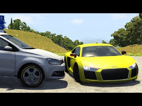 Crossroad Car Crashes #35 - BeamNG.Drive