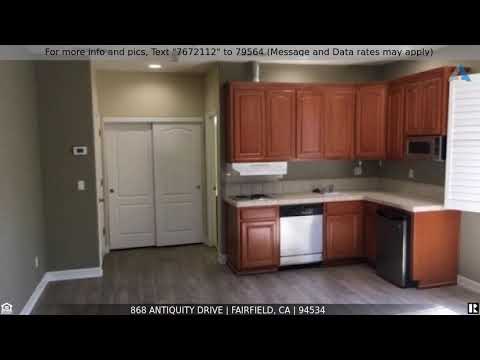 Priced at $1,595 - 868 Antiquity Drive, Fairfield, CA 94534