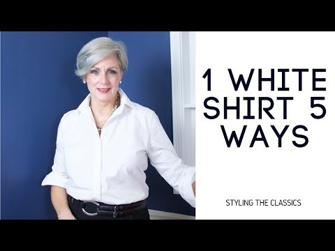1 white shirt 5 ways | how to style the classics