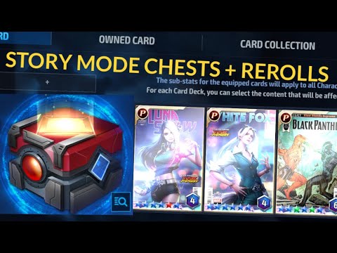 Opening Story Mode Chests + Rerolling Cards - F2P Account Day 179