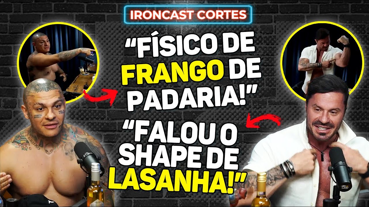 TOGURO SACANEOU O FÍSICO DO CARIANI AO VIVO E FICA SACADO NO FLOW - IRONCAST CORTES