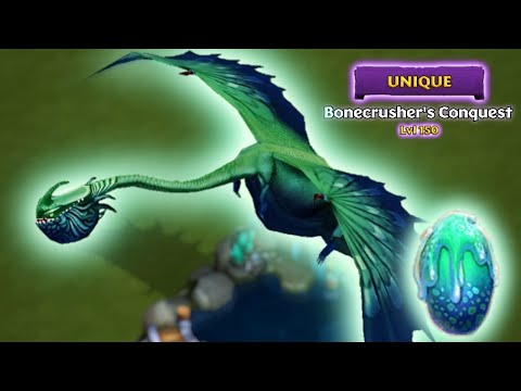 BONECRUSHER'S CONQUEST - Unique Scauldron Max Level 150 Titan Mode | Dragons: Rise of Berk