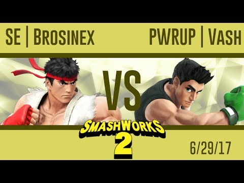 PWRUP | Vash (Little Mac) vs SE | Brosinex (Ryu) - Wii U - SmashWorks 2