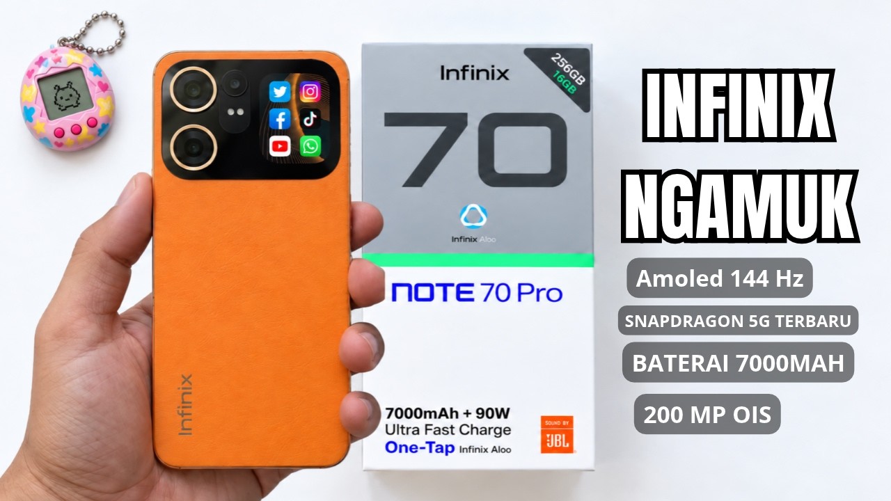 MULAI GAK WARAS‼️INFINIX NOTE 70 PRO 5G BAWA UPGRADE GILA, SERIES NOTE DIBIKIN MEWAH