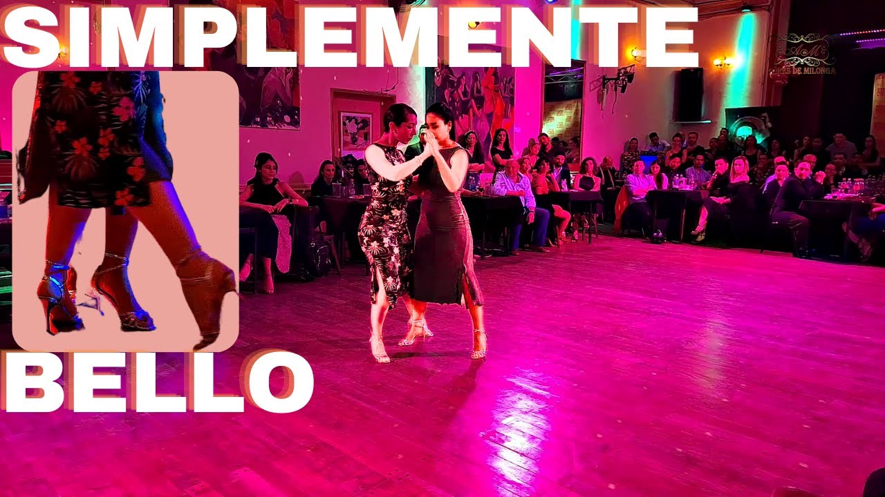 Video thumbnail for Disfruta del tango baile de tacos altos Corina Herrera, Ines Mussopappa en Pipi Cucu Milonga