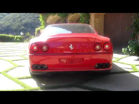 Ferrari 550 Maranello - Hyperflow x-pipe and Novitec exhaust