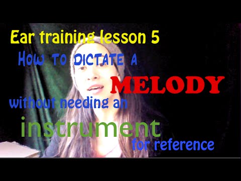 Ear training lesson 5: dictating the minor 3rd and major 2nd interval