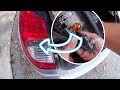 Renault Scenic How to replace rear light - changer ampoule feux arrière