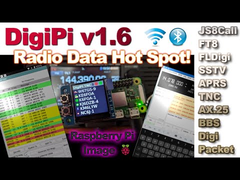 DigiPi v1.6 Released!  Data hot spot for your amateur radio.