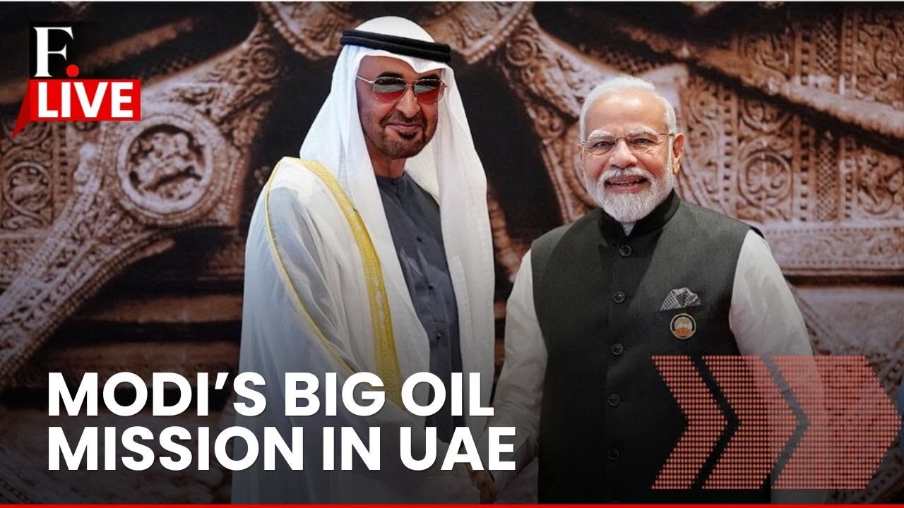 PM Modi LIVE:  PM Modi in UAE Amid Shifting Gulf Dynamics and Rising Global Oil Stakes | Oil Crisis