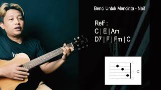 Download lagu Kunci Gitar Benci Untuk Mencinta - NAIF Mudah untuk Pemula mp3