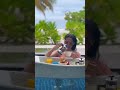 Lakshmirai Swimming Pool Dinning Swimmingpool Swimmingpooldinning Sexy Bikini Pink